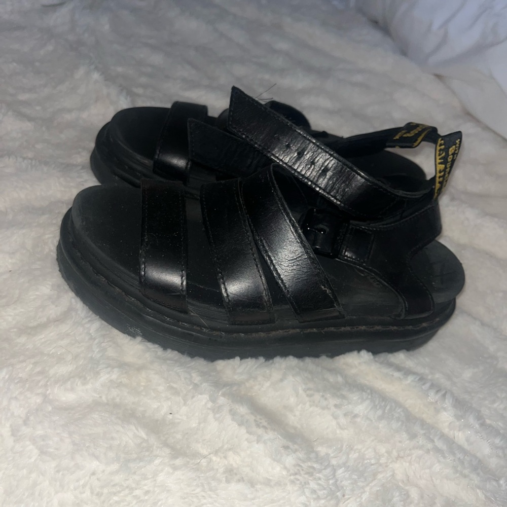 Dr. Marten platform sandal.